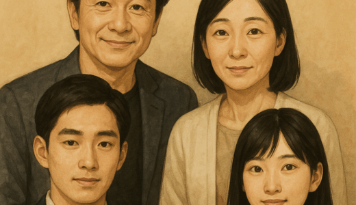冨家規政 嫁の章子は美人教師？結婚秘話と子供たちの現在